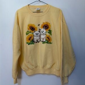 Vintage Sunflower Kitchen Crewneck Size Medium